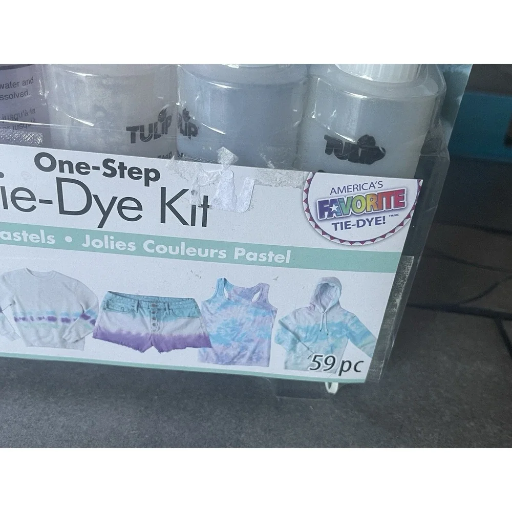 Tulip One‎ Step Fabric Tie Dye Kit: PRETTY PASTELS 5 Colors Dyes Art Craft NIB